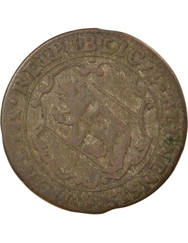 Suisse (Berne) 1/2 batzen Billon 1754