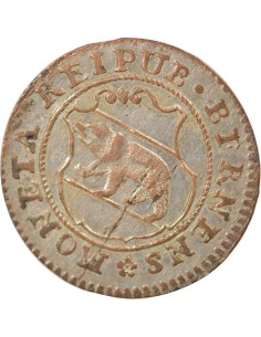 Suisse (Berne) 1/2 batzen Billon 1774 2