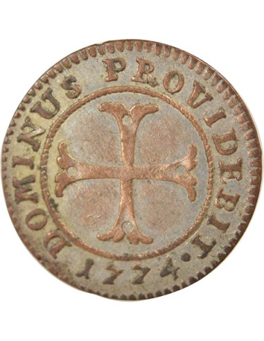 Suisse (Berne) 1/2 batzen Billon 1774