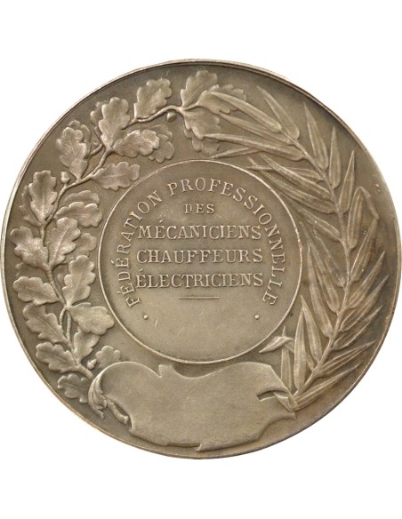 Fédération 1 médaille Bronze Argenté 1884-1913 A Paris