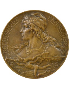 Cuniculiculture 1 médaille Bronze 1855-1925 2