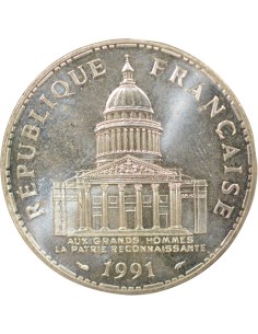 Panthéon 100 francs Argent 1991 Pessac 2