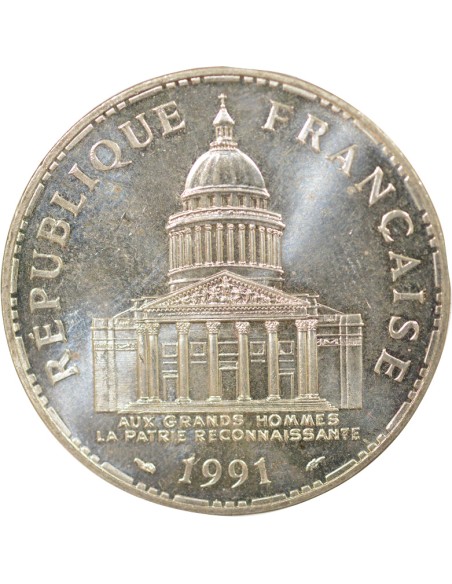 Panthéon 100 francs Argent 1991 Pessac