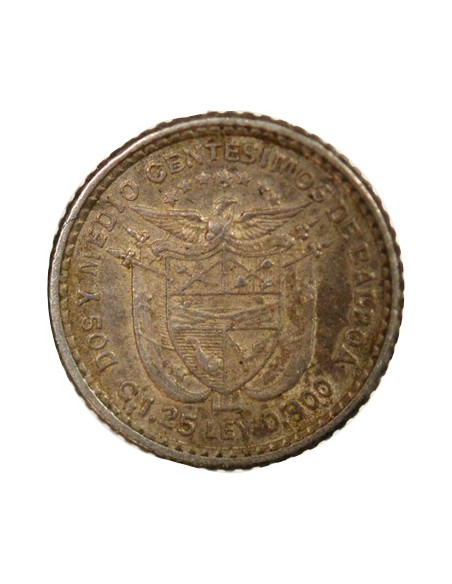 Panama 10 centesimos Argent 1904 (1905) Philadelphie