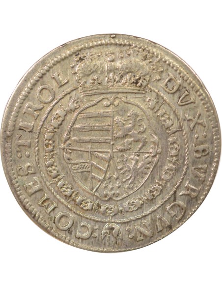 Tyrol Léopold V d'Autriche 10 kreuzer Argent 1630 Hall