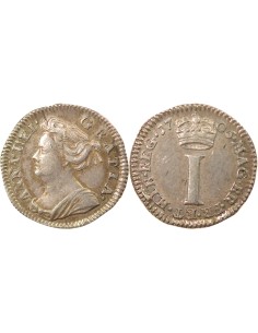 Royaume-Uni Anne de Grande Bretagne Maundy 1 penny Argent 1706
