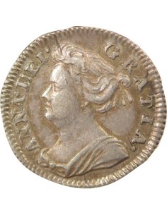 Royaume-Uni Anne de Grande Bretagne Maundy 1 penny Argent 1706 2