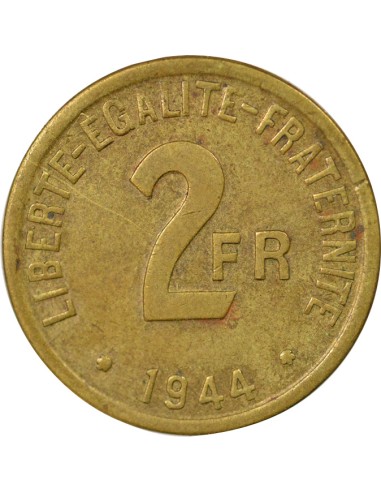 France Libre 2 francs Bronze-Alu 1944 Philadelphie