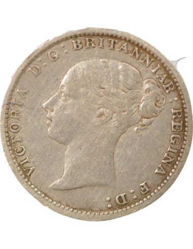 Reine Maundy 3 pence Argent 1883 Londres