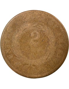 USA Union Shield 2 cents Bronze 1867 Philadelphie 2