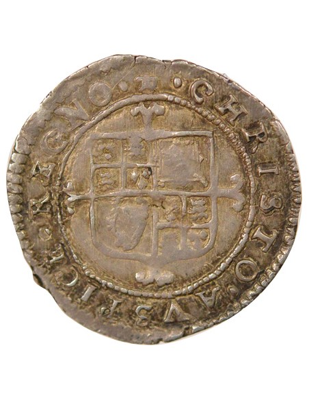 Angleterre Charles II d'Angleterre 3e Emission 2 pence Argent 1660-1662 Londres