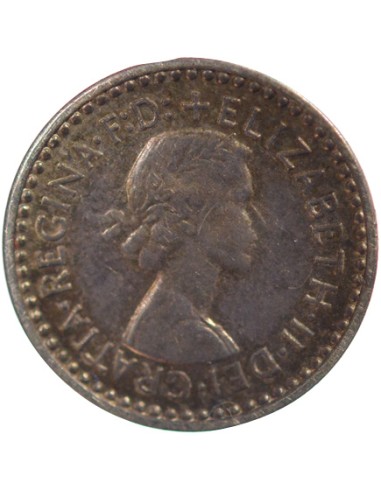 Reine d'Angleterre et du Commonwealth Maundy 1 penny Argent 1968 Londres