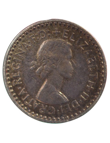 Reine d'Angleterre et du Commonwealth Maundy 1 penny Argent 1968 Londres