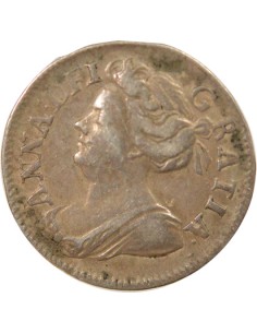 Royaume-Uni Anne de Grande Bretagne Maundy 2 pence Argent 1706 2