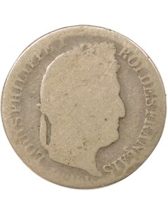 Louis-Philippe Ier 1/2 franc Argent 1844 W Lille 2