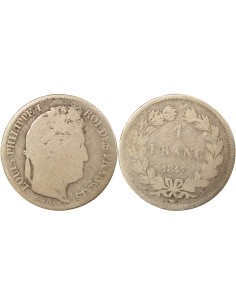 Louis-Philippe Ier 1 franc Argent 1847 A - Paris