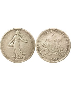 Semeuse 2 francs Argent 1900 A Paris