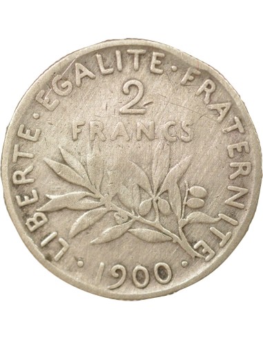 Semeuse 2 francs Argent 1900 A Paris