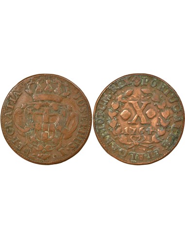 Portugal Joseph I 10 reis Cuivre 1764 Lisbonne