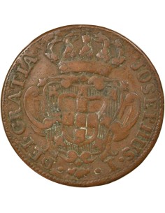 Portugal Joseph I 10 reis Cuivre 1764 Lisbonne 2