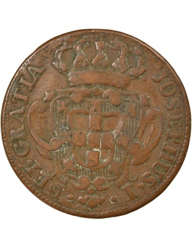 Portugal Joseph I 10 reis Cuivre 1764 Lisbonne