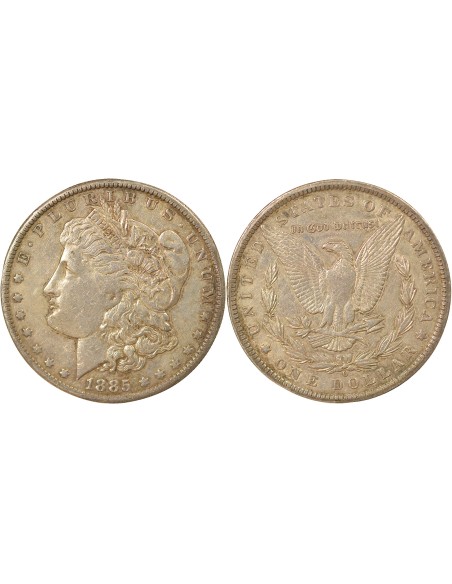 Etats Unis d'Amérique Morgan 1 Dollar Argent 1885 O New Orleans