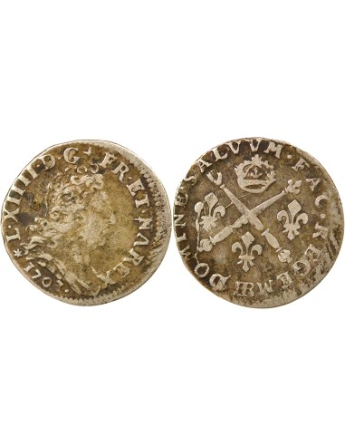 Louis XIV Aux Insignes 5 sols Argent 1703 BB Strasbourg