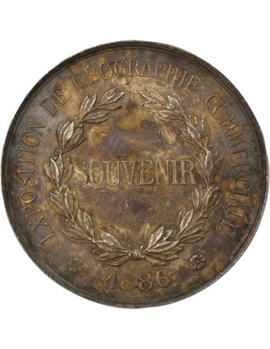 Exposition de Géographie Commerciale 1 médaille Argent 1886