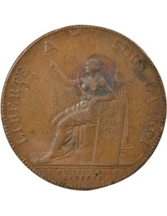 A la Liberté 2 sols Cuivre 1791 Londres 2