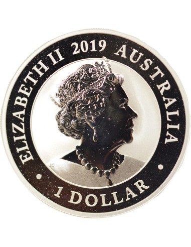 Reine d'Angleterre et du Commonwealth oiseau de Paradis 1 Dollar Argent 2019 Perth