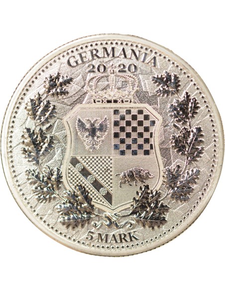 Allemagne Italia & Germania 5 mark Argent 2020 Jelenia Gora