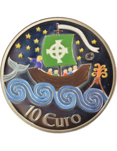 Irlande Saint Brendan 10 euros Argent 2011 Dublin 2