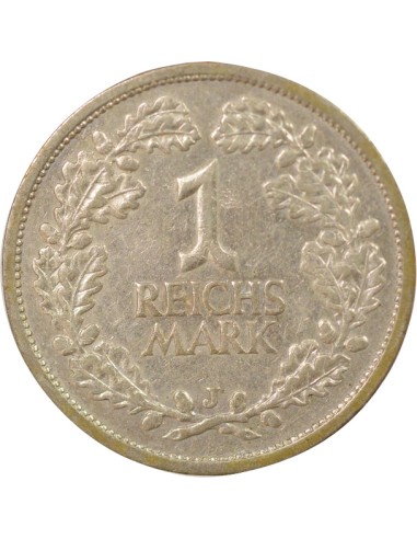 Allemagne 1 mark Argent 1925 J Hambourg