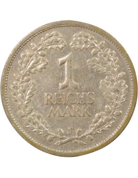 Allemagne 1 mark Argent 1925 J Hambourg