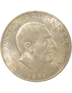 Autriche Anton Bruckner Anton Bruckner 25 schillings Argent 1962 A Vienne 2