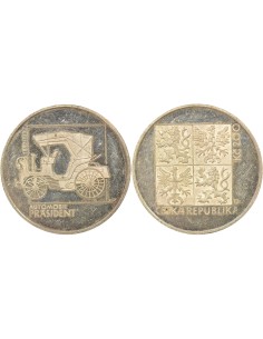 Tchèque République The Präsident 200 korun Argent 1997 Jablonec nad Nisou