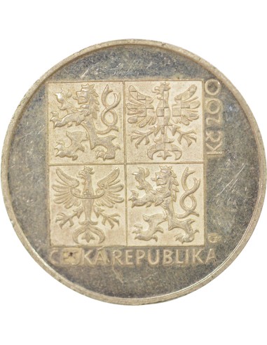 Tchèque République The Präsident 200 korun Argent 1997 Jablonec nad Nisou