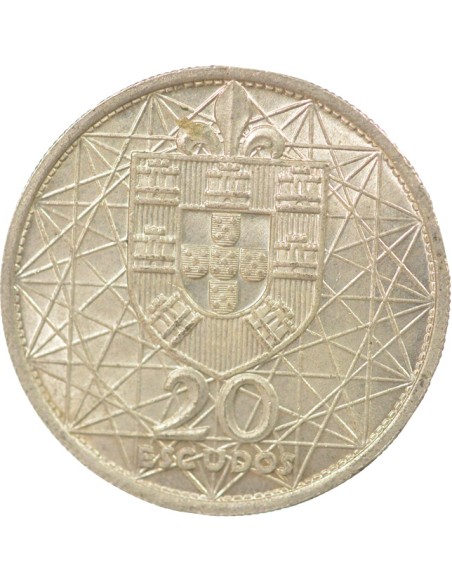 Portugal Pont de Salazar 20 escudos Argent 1966 Lisbonne
