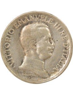 Italie Victor Emmanuel II 1 lira Argent 1915 R Rome 2