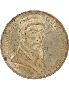 Allemagne Johannes Gutenberg Gutenberg 5 mark Argent 1968 Karlsburg 2