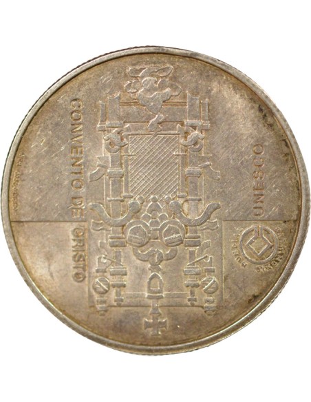 Portugal Couvent du Christ de Tomar 5 euro Argent 2004 Lisbonne