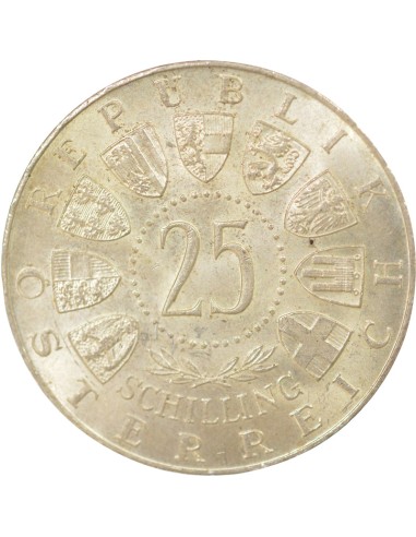 Autriche Burgenland 25 schillings Argent 1961 A Vienne