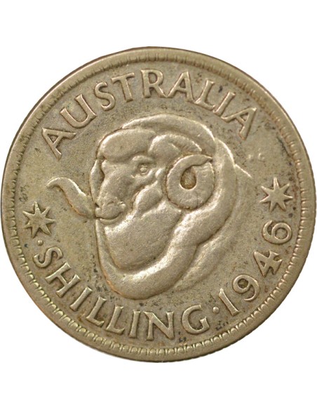 Empereur des Indes 1 shilling Billon 1946 Perth