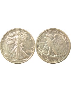 USA Walking Liberty 1/2 Dollar Argent 1941 Philadelphie