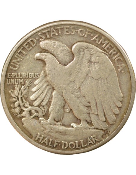 USA Walking Liberty 1/2 Dollar Argent 1939 Philadelphie