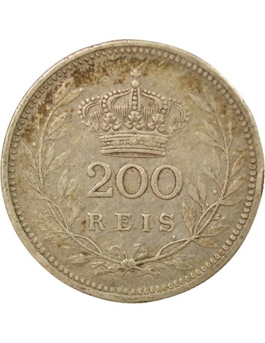 Portugal Manuel II 200 reis Argent 1909 Lisbonne