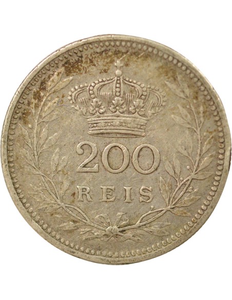 Portugal Manuel II 200 reis Argent 1909 Lisbonne