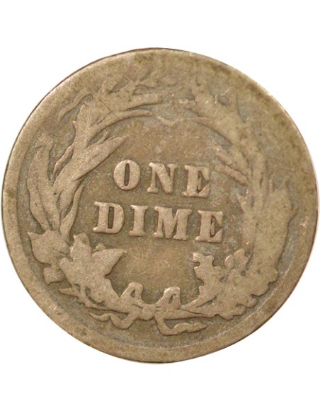 Etats Unis d'Amérique Barber 1 dime Argent 1905 Philadelphie