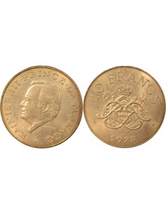 Monaco Rainier III de Monaco 10 francs Cuivre-Aluminium-Nickel 1978 Pessac