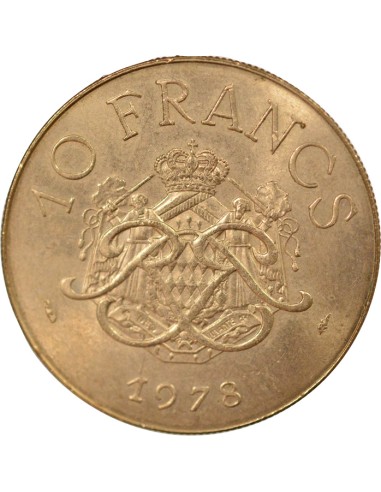 Monaco Rainier III de Monaco 10 francs Cuivre-Aluminium-Nickel 1978 Pessac